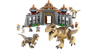 LEGO JURASSIC WORLD Visitor Center: T. rex & Raptor Attack 2023